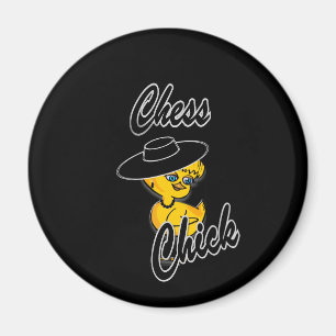 Chess Chick #4 Magnet