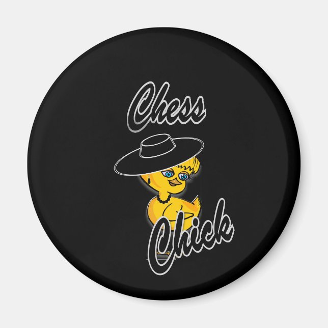 Chess Chick #4 Magnet (Front)