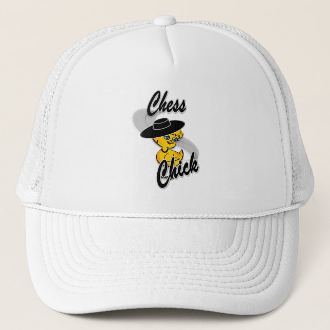 Chess Chick #4 Trucker Hat (Front)