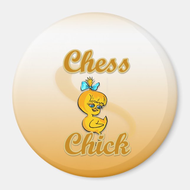 Chess  Chick Magnet (Front)
