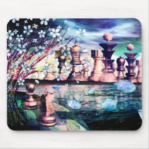 Chess City Fantasy Art "Coming Home" Mouse Mat