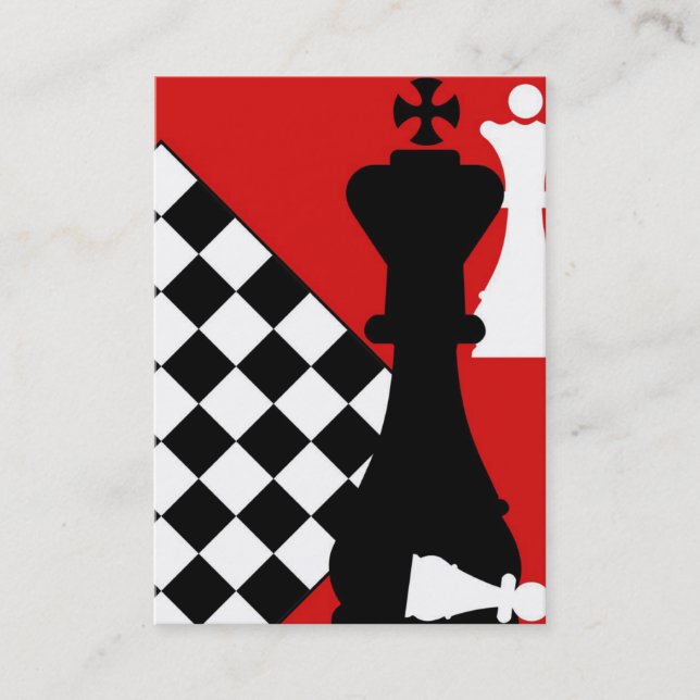 Chess Club Business Card (Front)