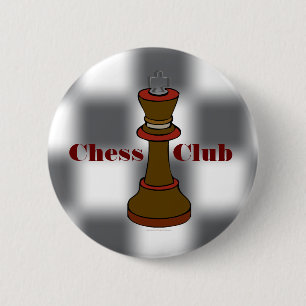 Chess Club or Chess Team Button