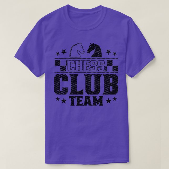 Chess Club Team 7  T-Shirt (Design Front)