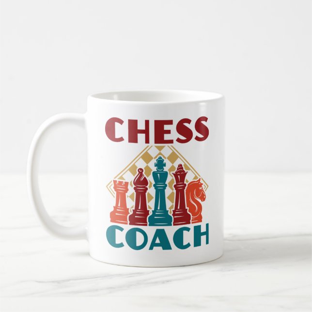 Chess Coach Coffee Mug (Left)