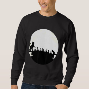 Chess Coach For Men Clothing Mouse Cat Moon Women Sweatshirt