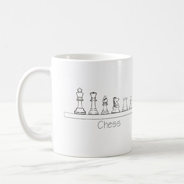 Chess! Coffee Mug (Left)