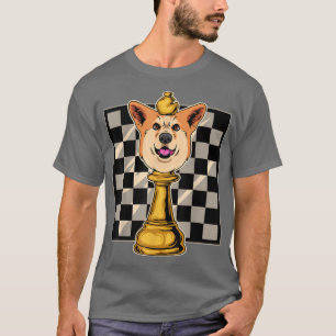 Chess Corgi Dog T-Shirt