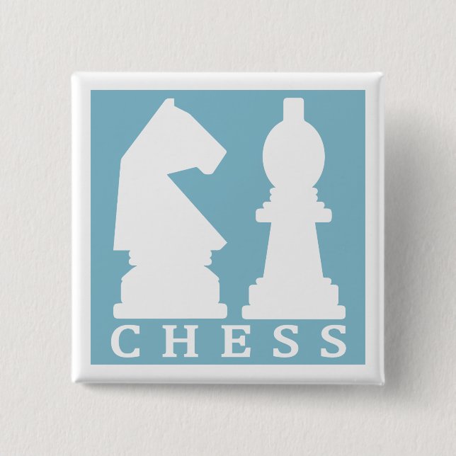 CHESS custom colour button (Front)