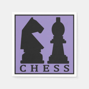 CHESS custom colour paper napkins