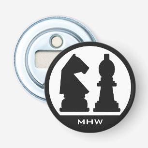 CHESS custom monogram bottle opener