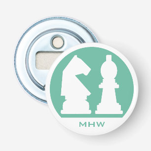 CHESS custom monogram & color bottle opener