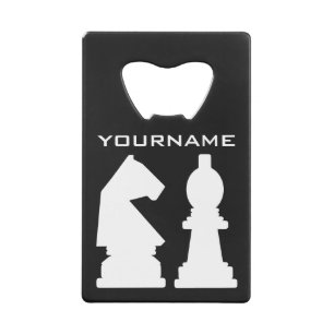 CHESS custom monogram & color bottle opener