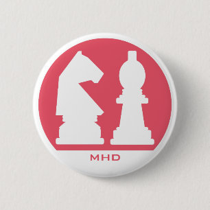 CHESS custom monogram & color buttons