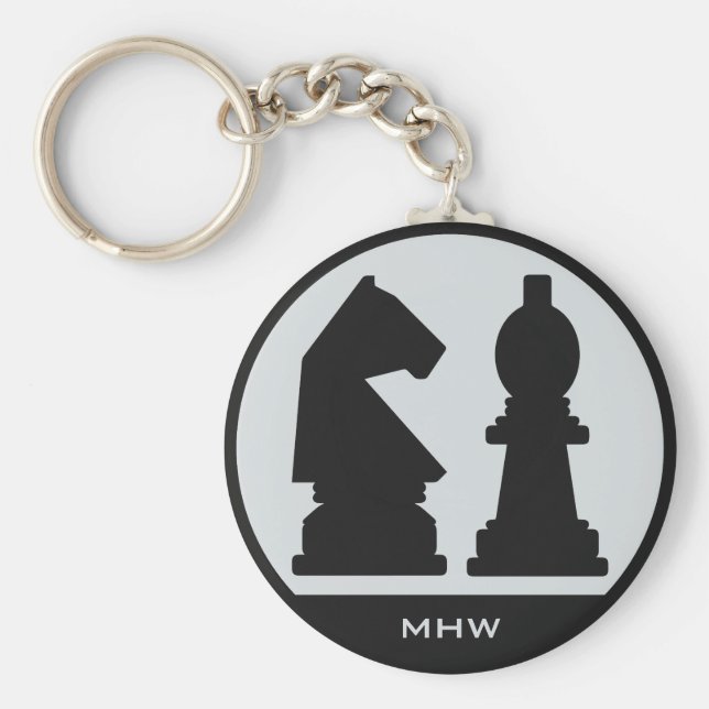 CHESS custom monogram key chains (Front)