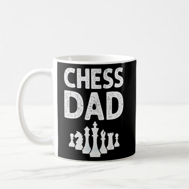 Chess Dad  Checkmate Chess Player  Coffee Mug (Left)