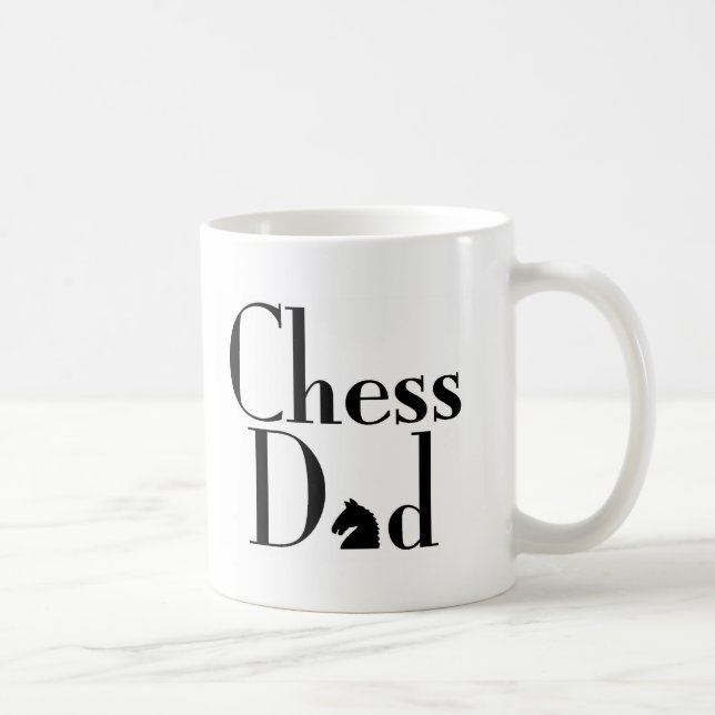 Chess Dad Coffee Mug (Right)