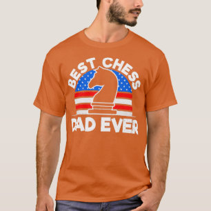 Chess Dad Shirt American Flag Best Gift
