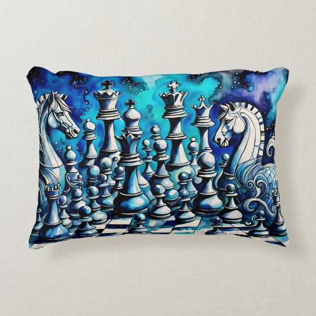 Chess Decorative Cushion (Front)