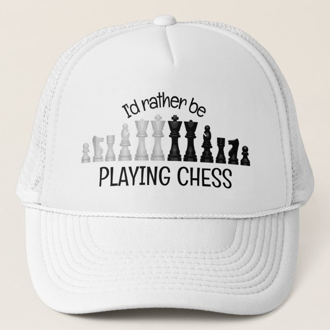 Chess Design Hat (Front)