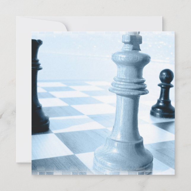 Chess Design Invitations (Front)