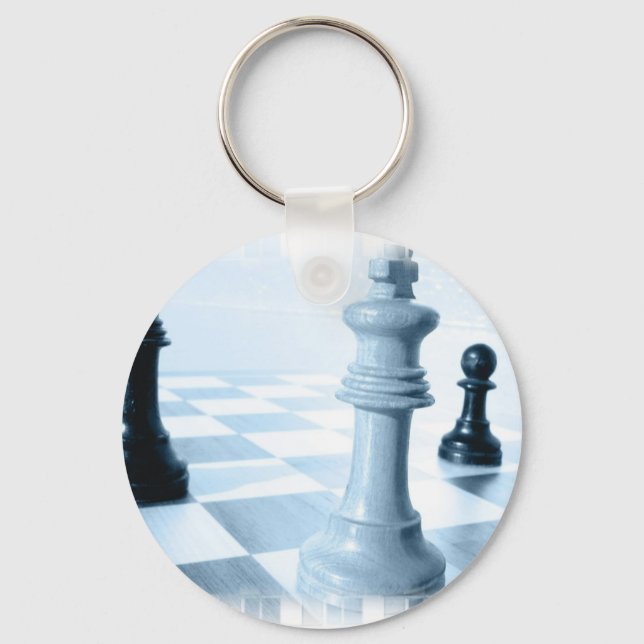 Chess Design  Keychain (Front)
