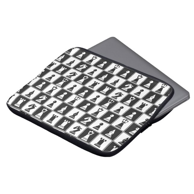 Chess Design Laptop Sleeve (Front Top)