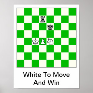 Chess Diagram Poster