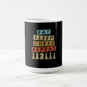 Chess - Eat Sleep Chess Repeat Coffee Mug