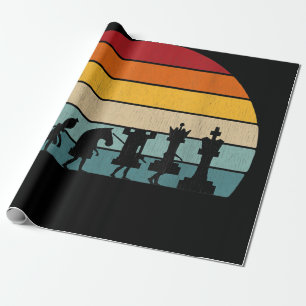 Chess Evolution Retro Vintage Gift For A Chess Wrapping Paper