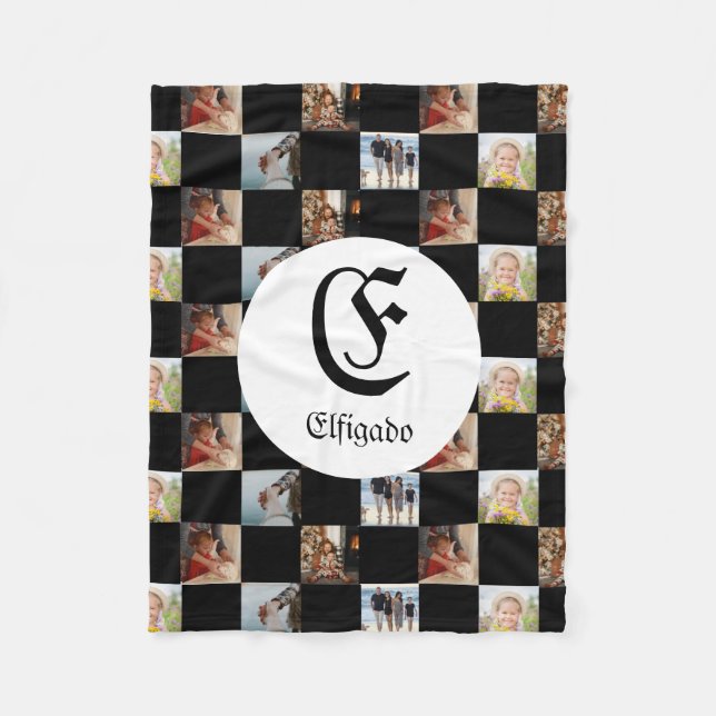 Chess Family Name Photo Fleece Blanket (Front)