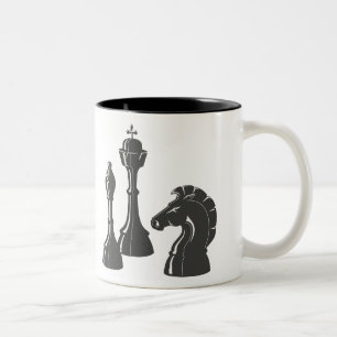 Chess Fan Player Two-Tone Coffee Mug