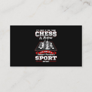 Chess Funny Quotes Humour Sayings Enclosure Card