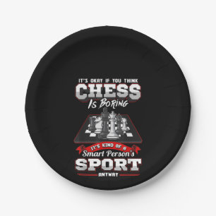 Chess Funny Quotes Humour Sayings Paper Plate