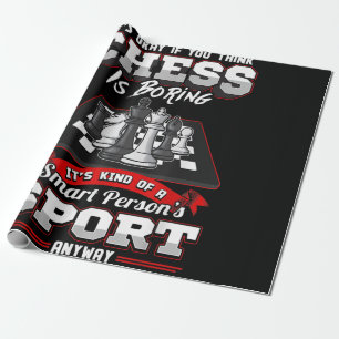 Chess Funny Quotes Humour Sayings Wrapping Paper