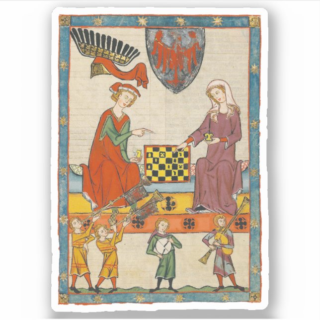 Chess Game 14th Century Codex Manesse (Front)