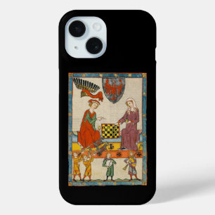 Chess Game 14th Century Codex Manesse iPhone 15 Case