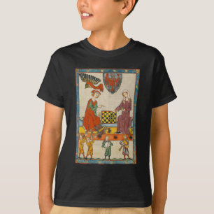Chess Game 14th Century Codex Manesse T-Shirt