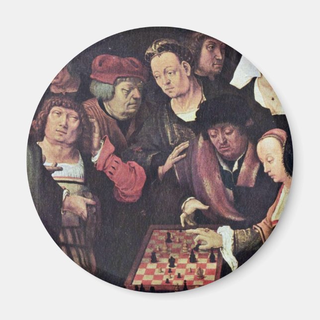 Chess Game By Leyden Lucas Van (Best Quality) Magnet (Front)