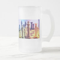 Chess Game Frosted Mug