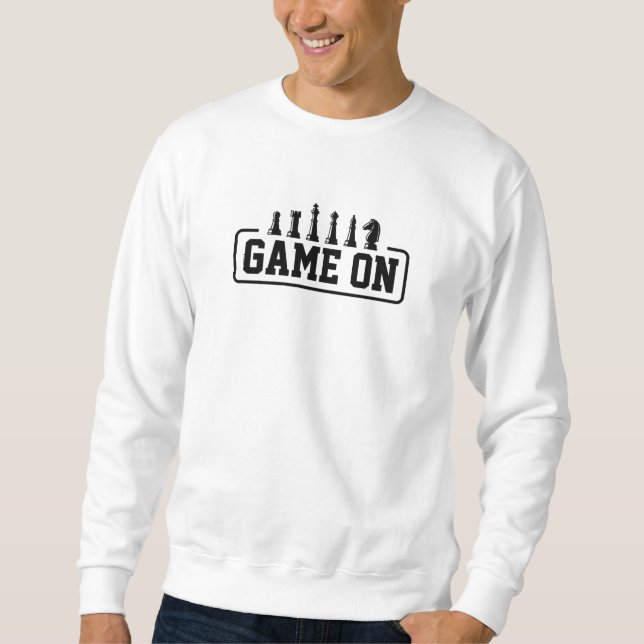 Chess game on sweatshirt (Front)