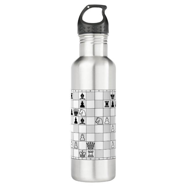 Chess Game One 710 Ml Water Bottle (Front)