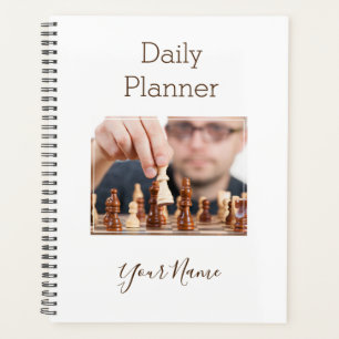 Chess Game Photo Daily Planner - HAMbWG