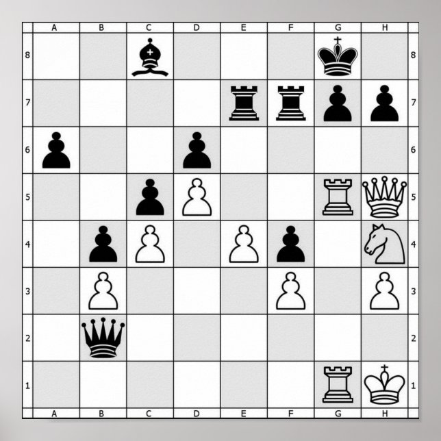 Chess Game Poster Seven (Front)