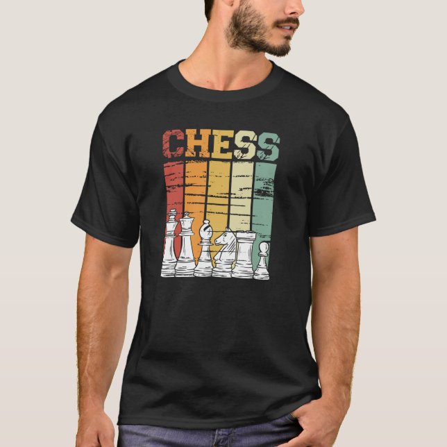 Chess game retro vintage T-Shirt (Front)
