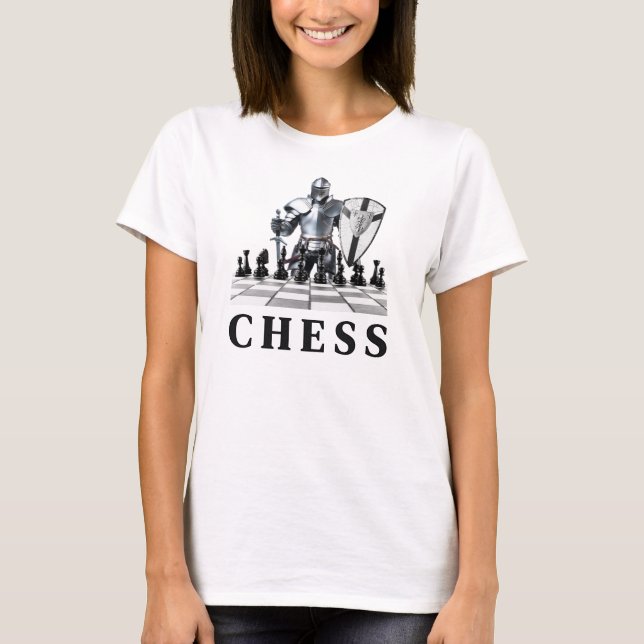 Chess Game, Strategic, Thinking Ahead, Checkmate T-Shirt (Front)