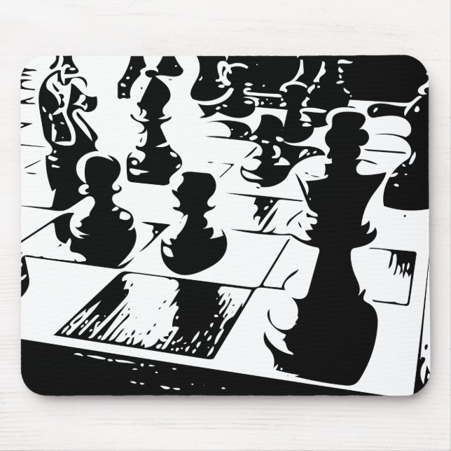 Chess Gamer Mouse Mat (Front)