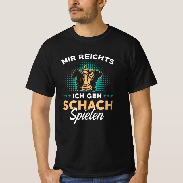 Chess German Chess Player Gift T-Shirt (Front)