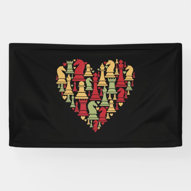 Chess Gift | I Really Love Chess Banner (Horizontal)