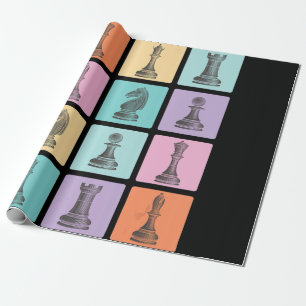 Chess Gift I Really Love The Chess Pieces Wrapping Paper